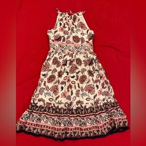 Floral Eliza J Halter Dress